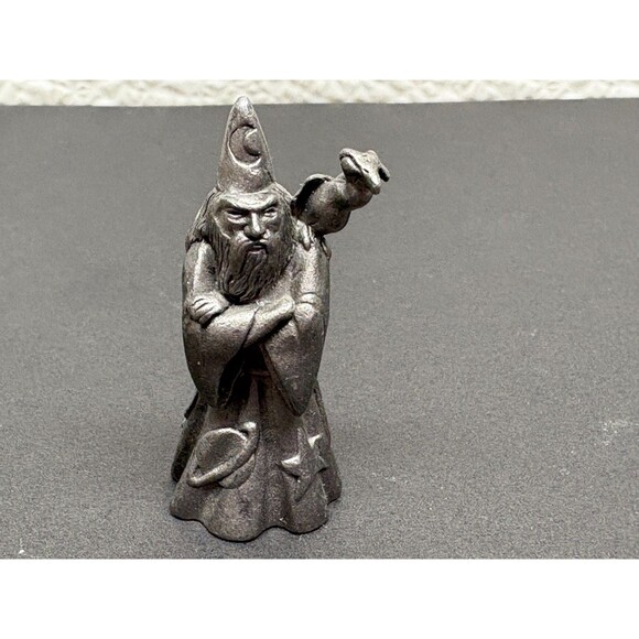 Vtg Lot Of 3 Figurine Pewter And Metal - Picture 7 of 15